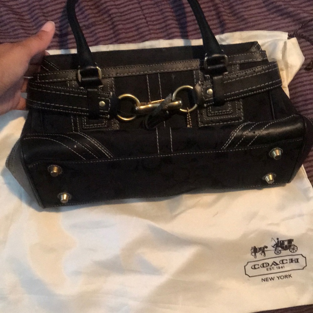 Coach Black Hampton Satchel
